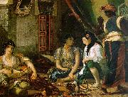 Woman of Algiers in their Apartment Eugene Delacroix
